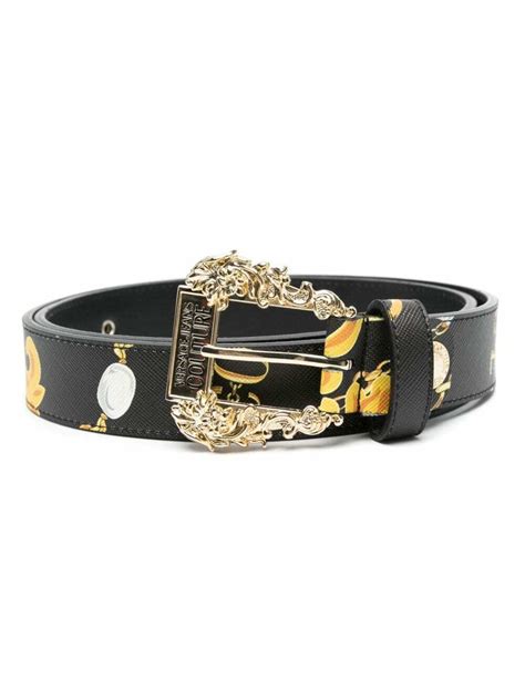 versace leather belts|Versace jeans couture belt women's.